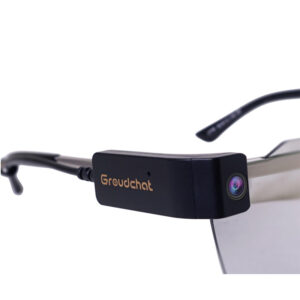 Smart Camera Clip on Glasses Black